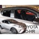 Дефлектори вікон (вітровики) Toyota C-HR 2016+ Heko