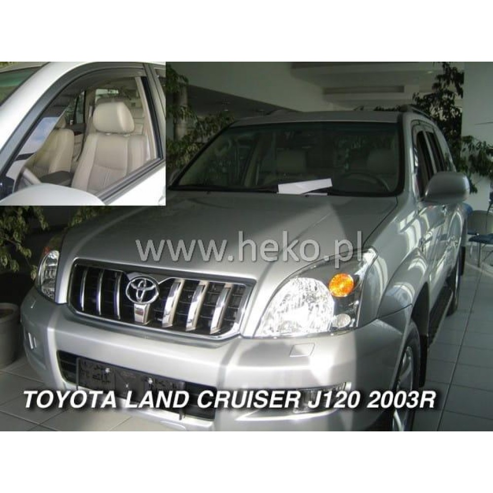 Дефлектори вікон (вітровики) Toyota LC 120 Prado/ Lexus GX 470 2003-2010 Heko