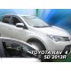 Дефлектори вікон (вітровики) Toyota RAV-4 2013-2019 5D (вставні, 2шт) (Heko)