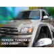 Дефлектори вікон (вітровики) Toyota Tundra 2003-2006 4D (вставні, кт - 2шт) (Heko)