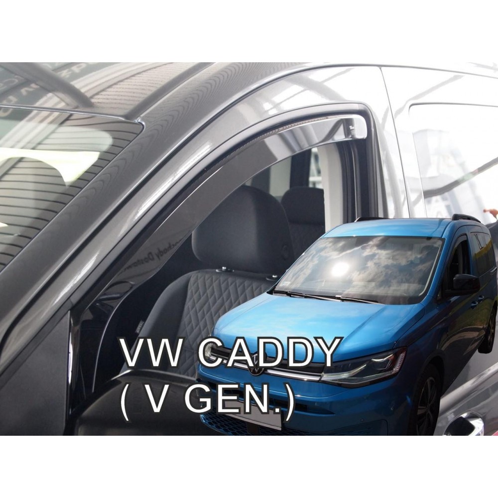 Дефлекторы окон (ветровики) Volkswagen Caddy 5 2021+ Heko