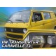 Дефлектори вікон (вітровики) Volkswagen Caravelle/Transporter 1979-1990/ T3 2D (вставні, кт - 2шт) (Heko)