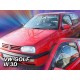 Дефлектори вікон (вітровики) Volkswagen Golf-3 1991-1997 3D (вставні, кт - 2шт) (Heko)