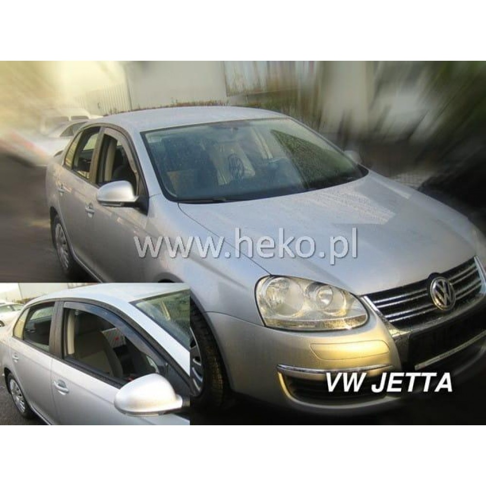 Дефлекторы окон (ветровики) Volkswagen Jetta 2005-2010 4D/Sedan Golf A5/A6 Variant Heko