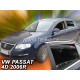 Дефлектори вікон (вітровики) Volkswagen Passat B6/B7 2005-2015 Sedan Heko