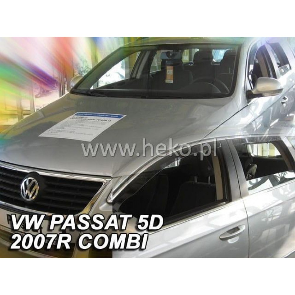 Дефлектори вікон (вітровики) Volkswagen Passat B6/B7 2005-2015 Variant Heko