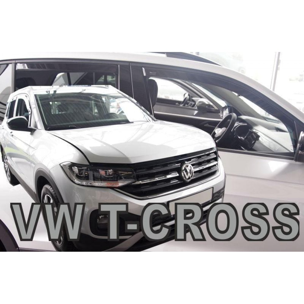 Дефлектори вікон (вітровики) Volkswagen T-Cross 2019+ Heko