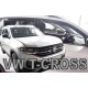 Дефлектори вікон (вітровики) Volkswagen T-Cross 2019+ Heko