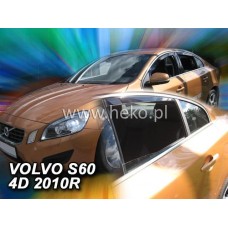 Дефлекторы окон (ветровики) Volvo S60 2010-2018 Heko