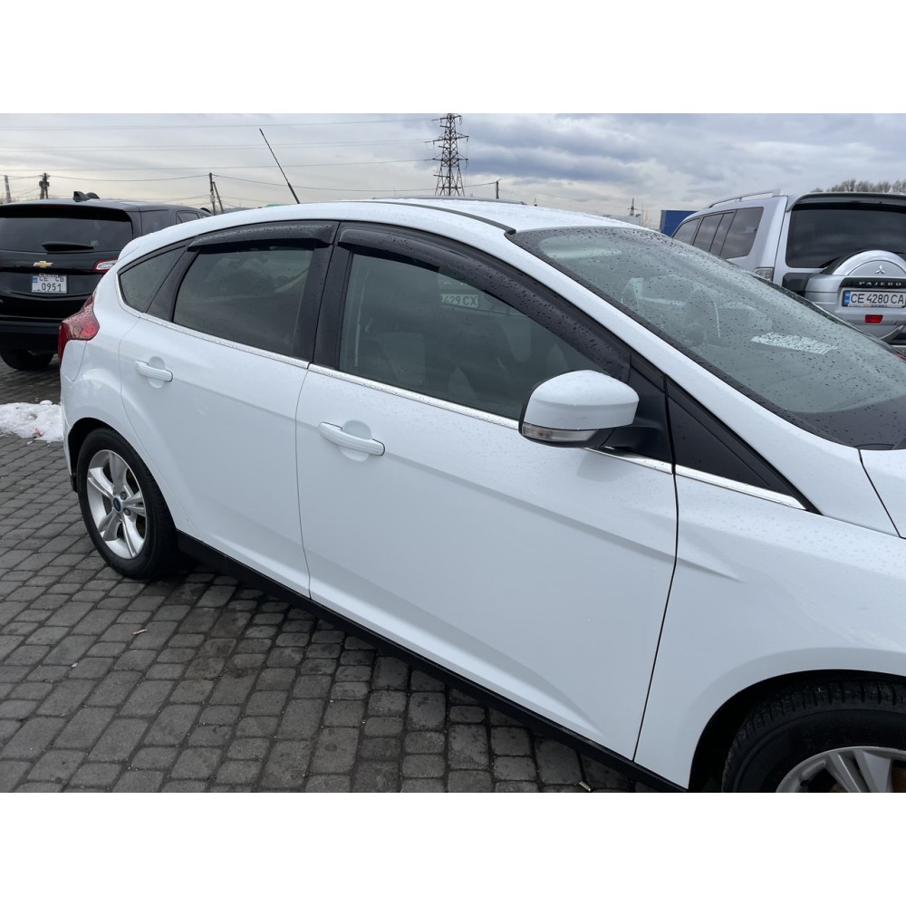 Дефлектори вікон (вітровики) Ford Focus 2004-2011 II Wagon HIC