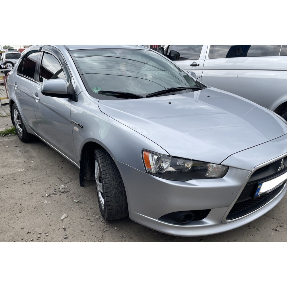 Дефлекторы окон (ветровики) Mitsubishi Lancer 10 2007-2016 HIC