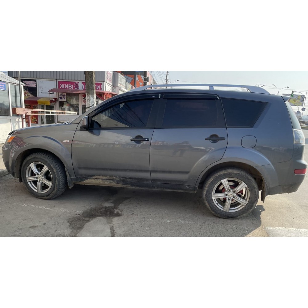 Дефлекторы окон (ветровики) Mitsubishi Outlander XL 2007-2012 HIC