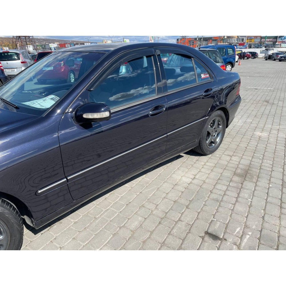 Дефлектори вікон (вітровики) Mercedes C-class W-203 2000-2007 Sedan HIC