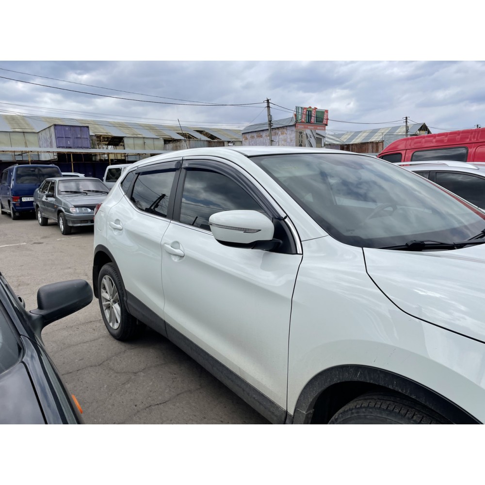 Дефлектори вікон (вітровики) Nissan Qashqai III 2014+ HIC