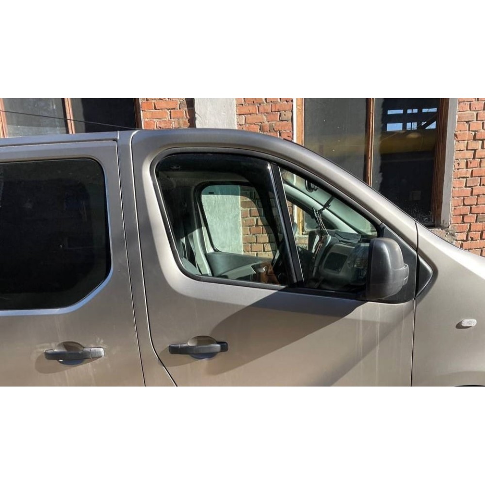 Дефлекторы окон (ветровики) Opel Vivaro 2014+ (вставні) HIC
