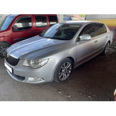 Дефлектори вікон (вітровики) Skoda Superb II 2008-2015 Sedan HIC