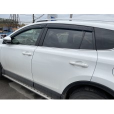 Дефлектори вікон (вітровики) Toyota Rav-4 2013-2019 вузькі HIC