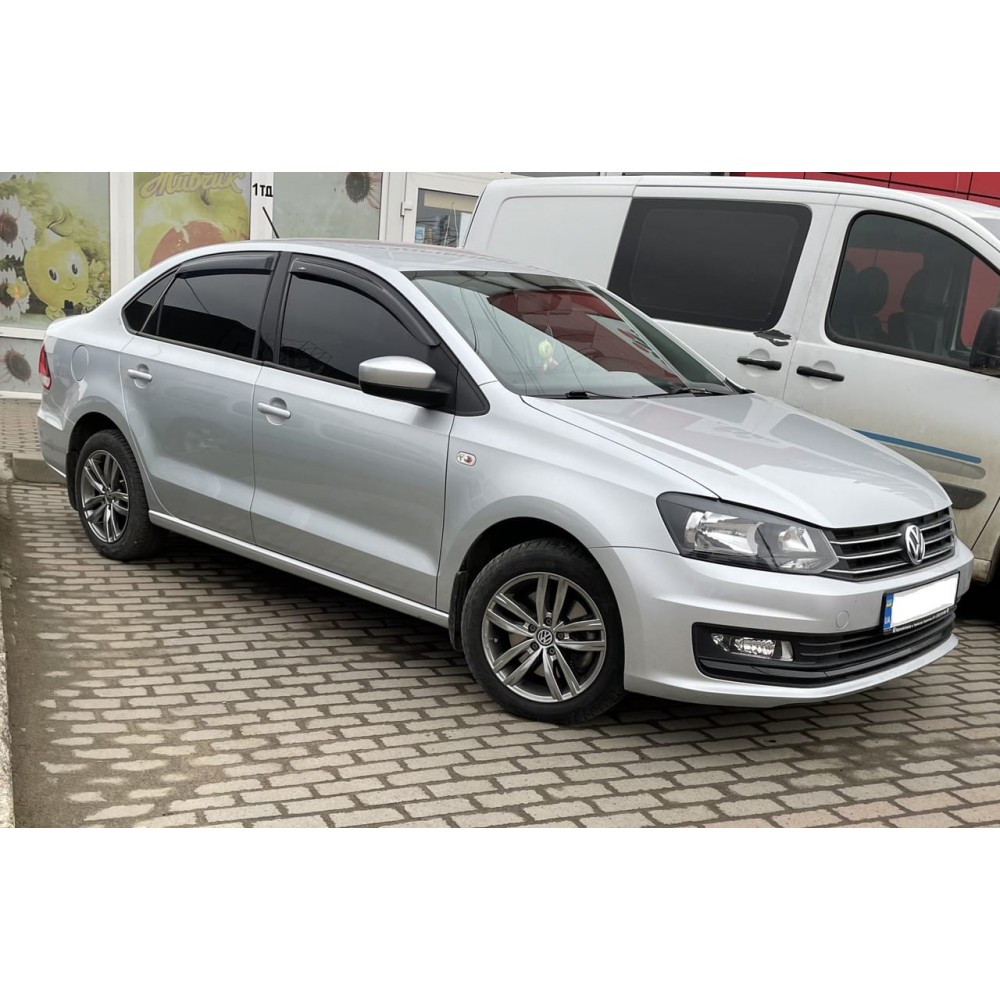 Дефлектори вікон (вітровики) Volkswagen Polo 5 2009 -2016 Sedan HIC
