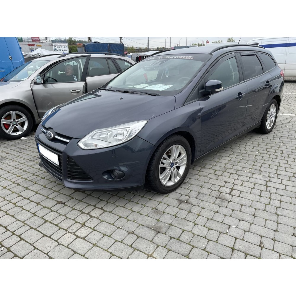 Дефлекторы окон (ветровики) Ford Focus 2004-2011 II Combi (вст, 4шт) Heko