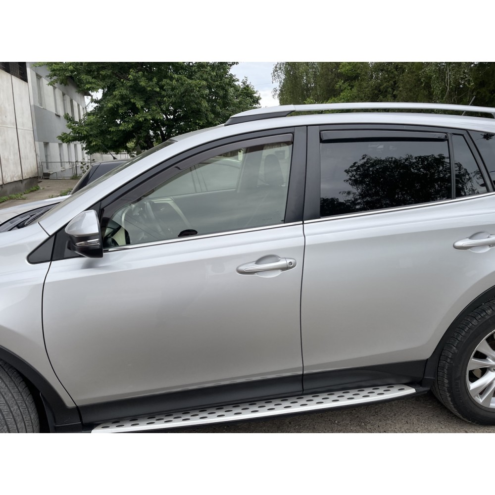 Дефлектори вікон (вітровики) Toyota RAV-4 2013-2019 Heko