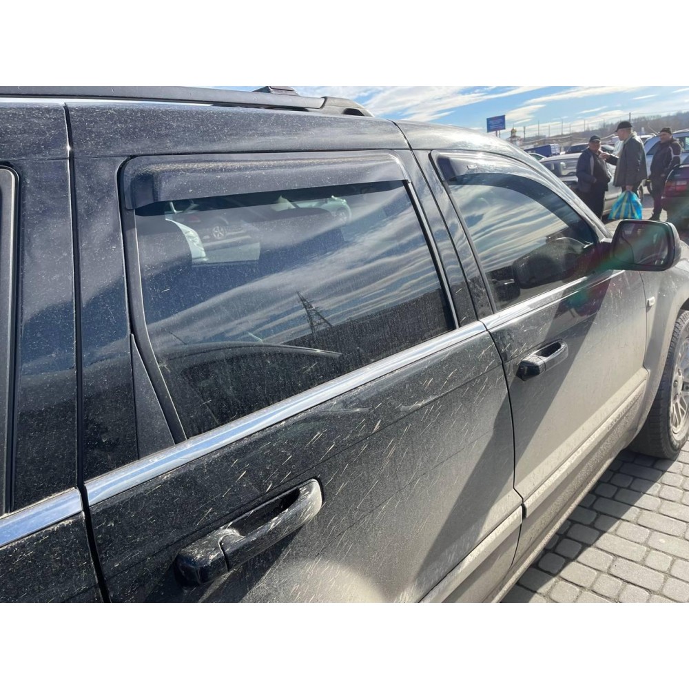 Дефлекторы окон (ветровики) Jeep Grand Cherokee 2005-2010 HIC
