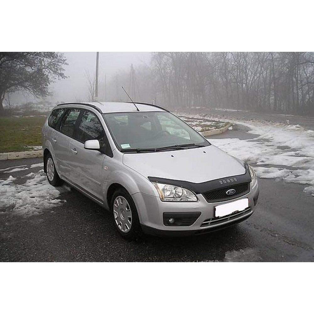 Дефлектор капота (мухобійка) для Ford Focus ІІ 2004-2008 (ViP)