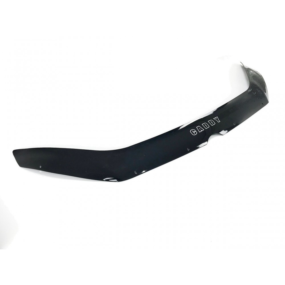 Дефлектор капота (мухобойка) для Volkswagen Caddy 2010-2015 (ViP)