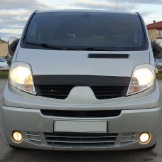 Дефлектор капота (мухобійка) для Opel Vivaro/Primastar/Trafic 2001-2015 довга (EuroCap)