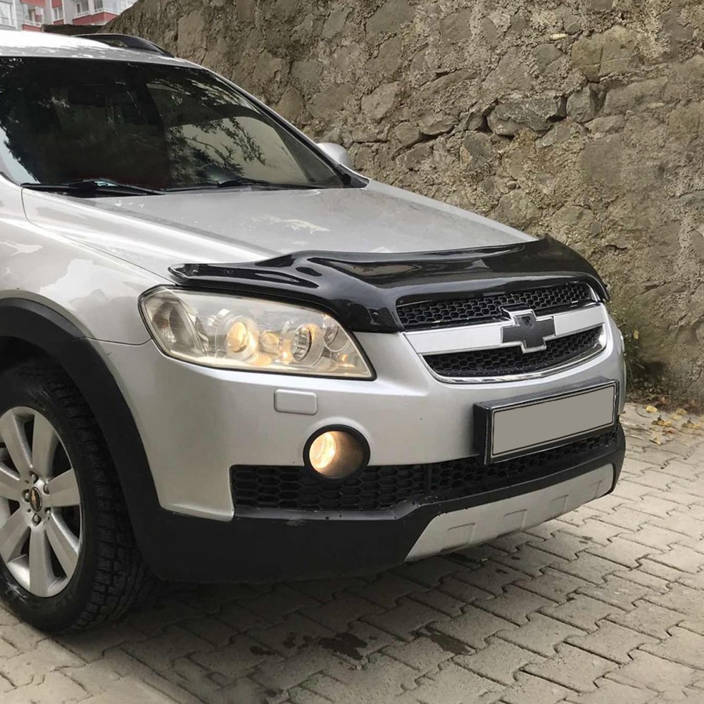 Дефлектор капота (мухобійка) для Chevrolet Captiva 2006-2012 (TAN24)