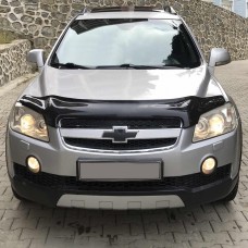 Дефлектор капота (мухобійка) для Chevrolet Captiva 2006-2011 (EuroCap)