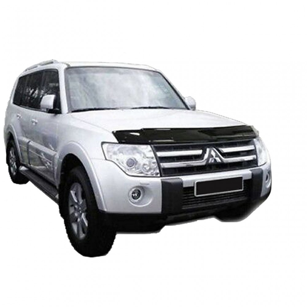Дефлектор капота (мухобійка) для Mitsubishi Pajero Wagon IV 2006 (EuroCap) 