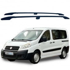 Рейлінги (чорні) для Fiat Scudo 2008-2016 NEW [КБ] (Турція) STF