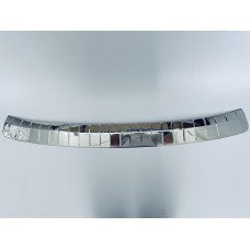 Накладка на задний бампер для Skoda Karoq 2015+ Хром-нерж (TAN24)