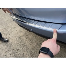 Накладка на задній бампер для Renault Koleos 2008-2016 Хром-нерж (TAN24)