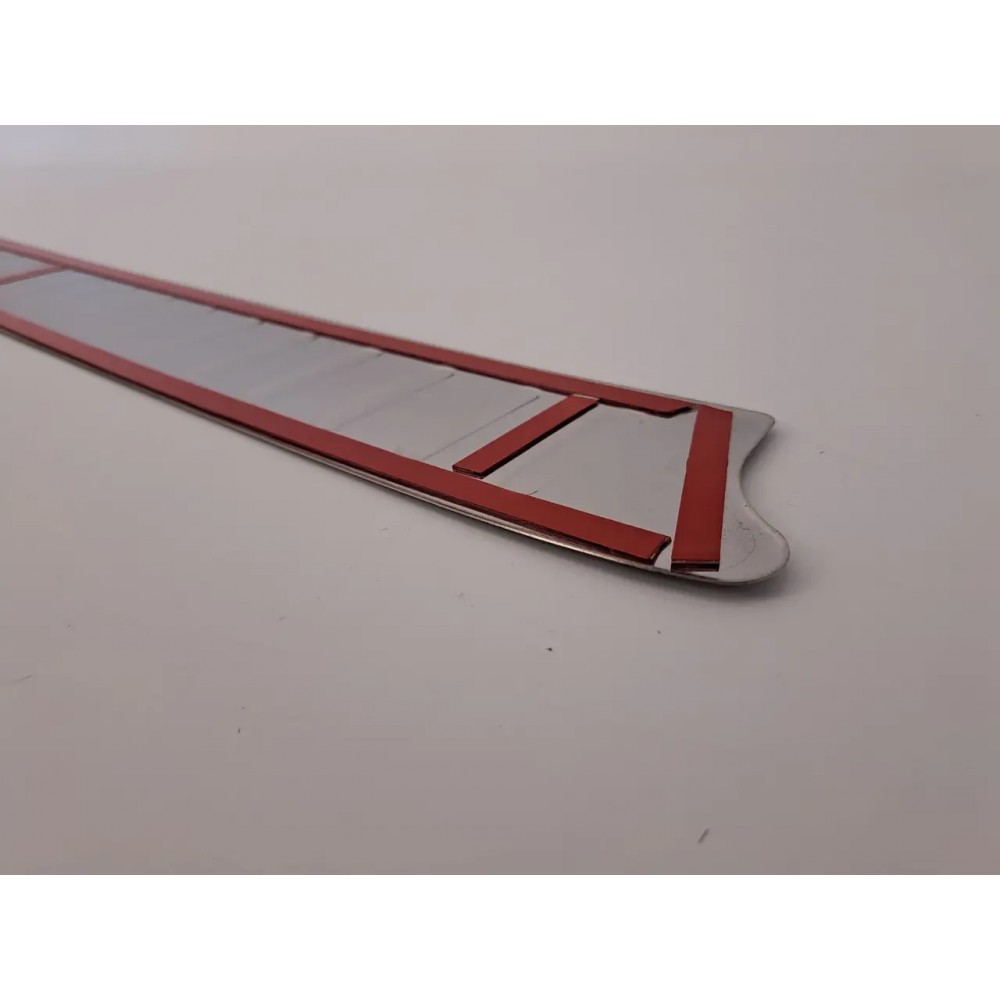 Накладка на задний бампер для Opel Vivaro 2001-2014 Хром-нерж (TAN24)