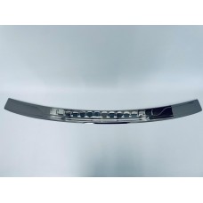 Накладка на задний бампер для Volkswagen Caddy 2015-2019 Черный-хром (TAN24)