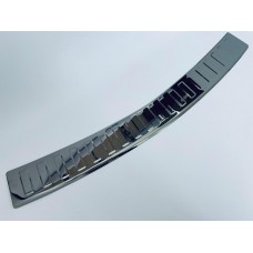 Накладка на задній бампер для Opel Astra J 2010+ SW Чорний-хром (TAN24)