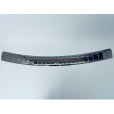 Накладка на задний бампер для Opel Astra H 2004-2013 SW Черный-хром (TAN24)