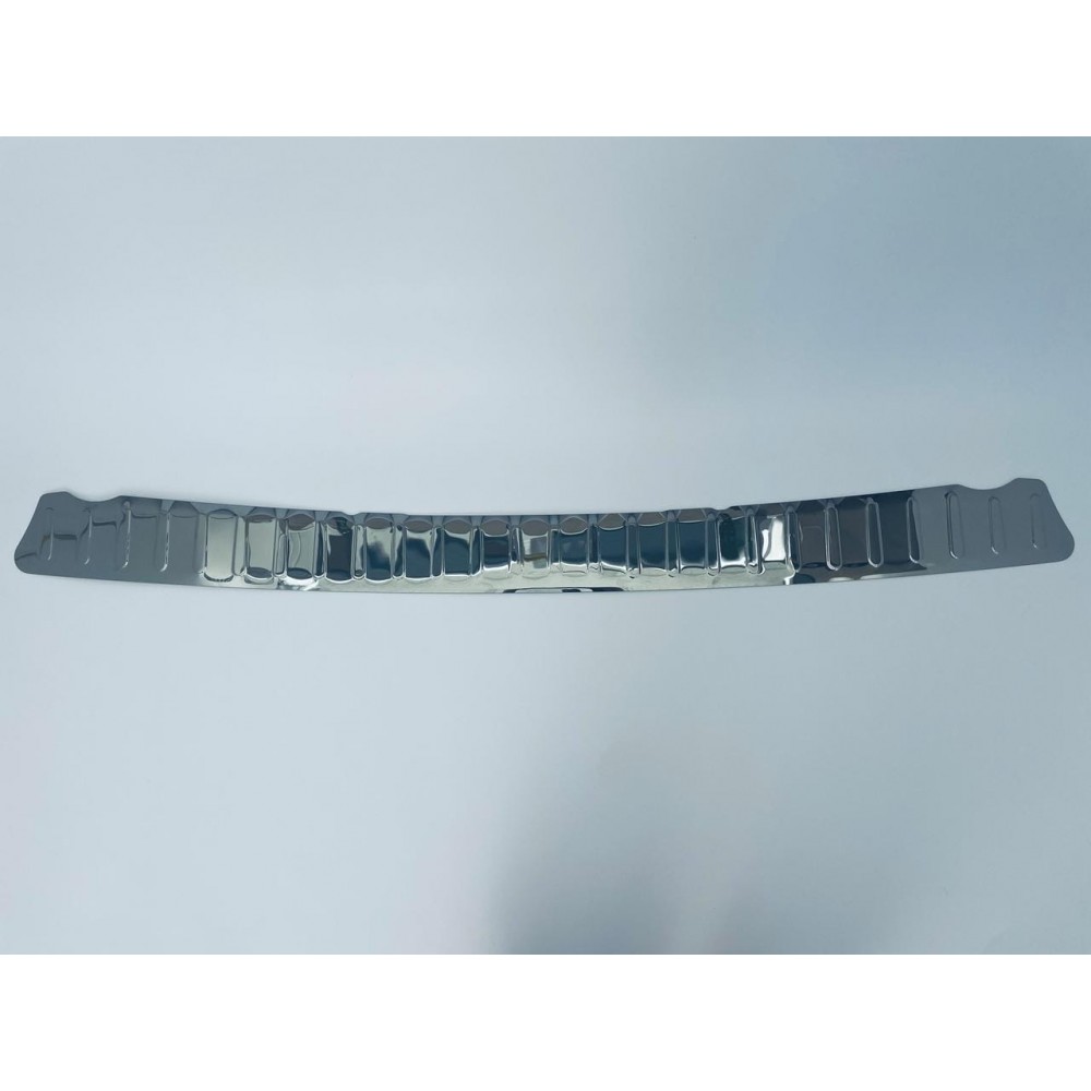 Накладка на задній бампер для Peugeot Bipper 2008+ Чорний-хром (TAN24)