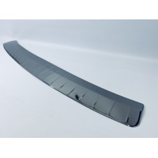 Накладка на задний бампер для Skoda Karoq 2015+ Черный-хром (TAN24)