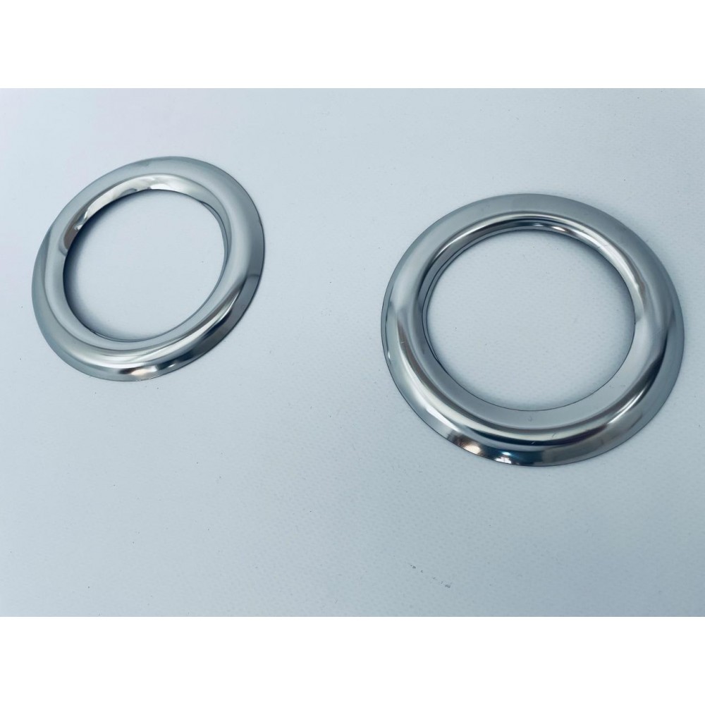 Накладки на противотуманки для Mercedes Vito W447 2014+ (Хром-нерж, 2шт) TAN24