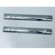 Накладки на пороги для Opel Vivaro 2000-2013 (хром-нерж, 4шт) TAN24