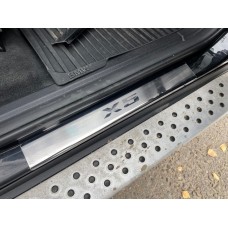 Накладки на пороги для BMW X5 E53 2000-2006 (хром-нерж, 4шт) TAN24