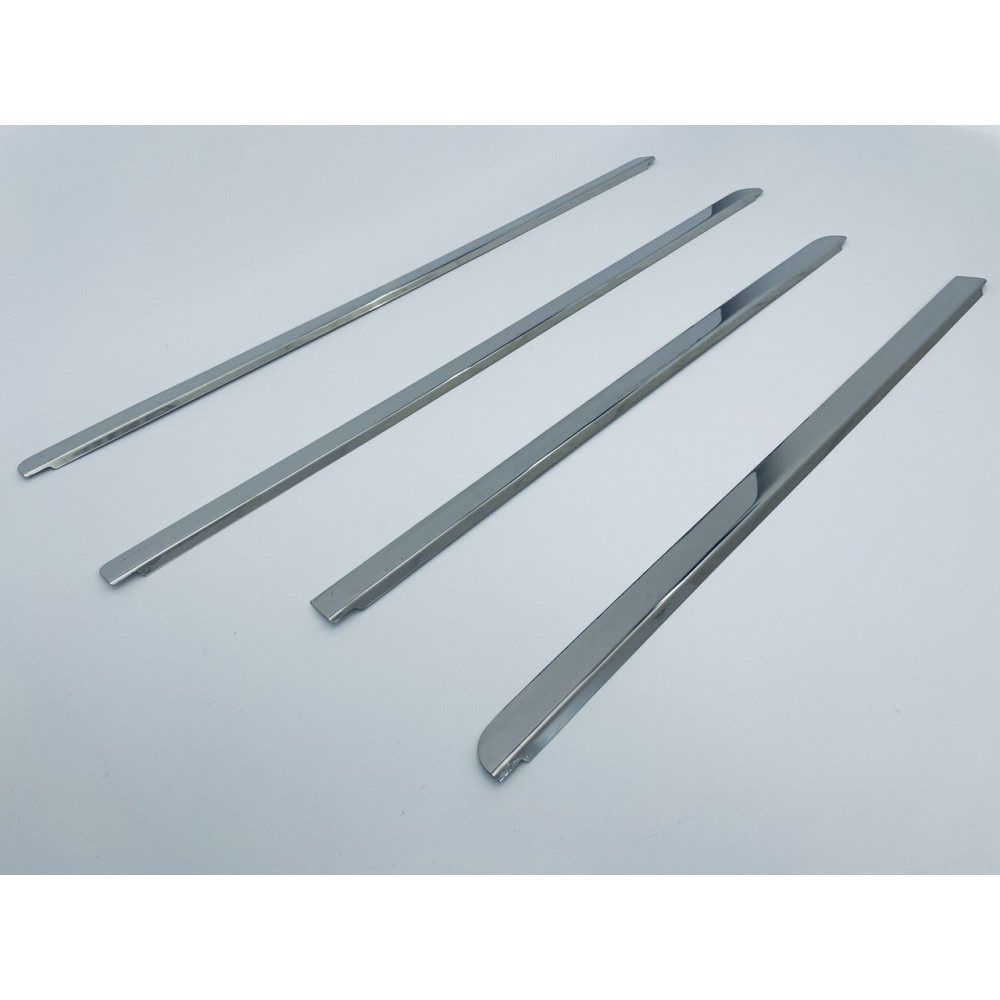 Окантовка окон для Dacia Duster 2010-2018 (Хром-нерж, 8шт) TAN24