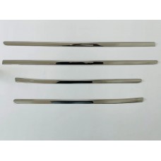 Окантовка вікон для Dacia Duster 2018+ (Хром-нерж, 4шт) TAN24