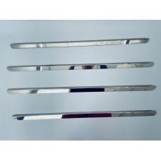 Окантовка окон для Dacia Logan 2005+ (Хром-нерж, 4шт) TAN24