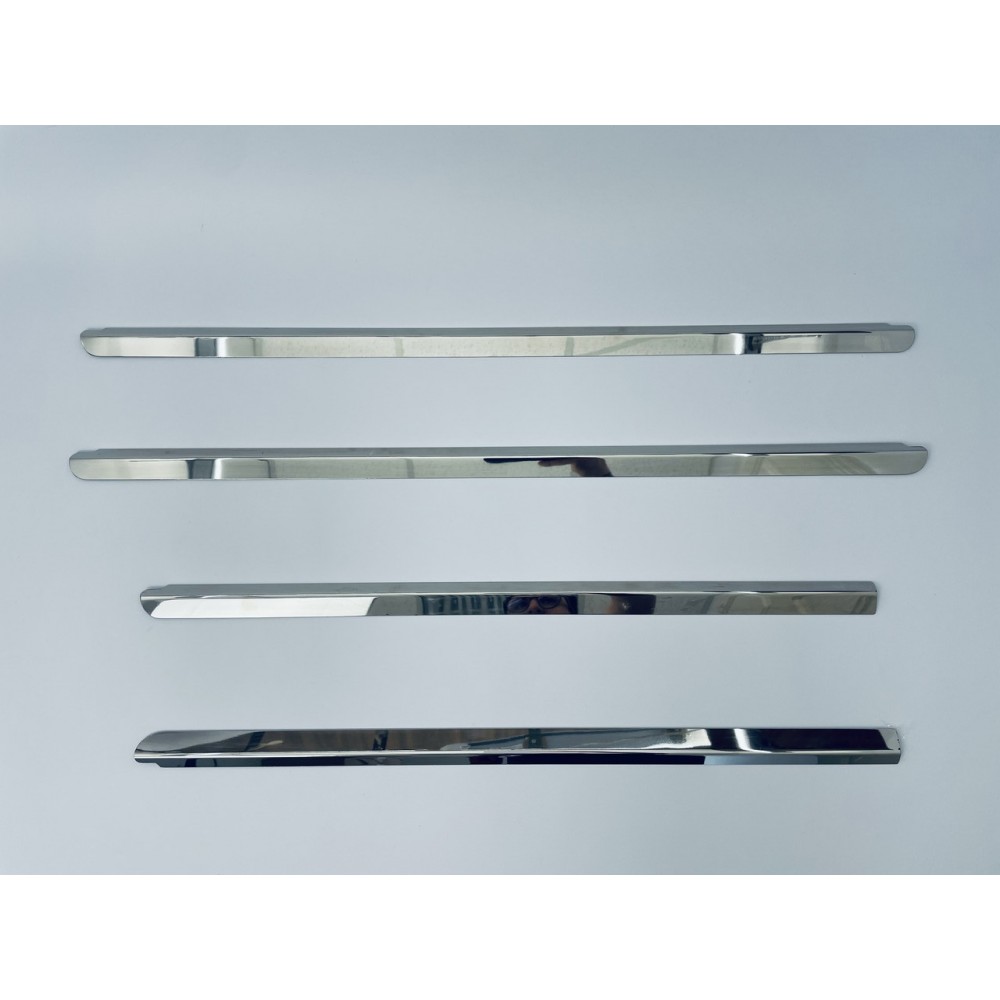 Окантовка окон для Dacia Sandero 2008-2013 (Хром-нерж, 4шт) TAN24