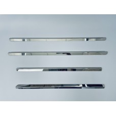 Окантовка окон для Dacia Sandero 2008-2013 (Хром-нерж, 4шт) TAN24