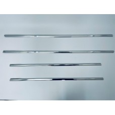 Окантовка вікон для Opel Astra J 2010+ (Хром-нерж, 4шт) TAN24