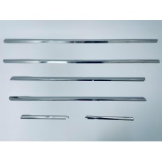 Окантовка вікон для Opel Corsa D 2006-2015 (Хром-нерж, 6шт) TAN24